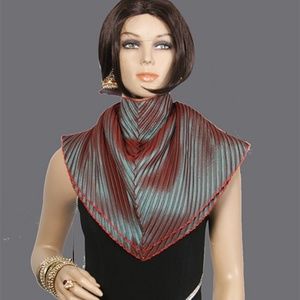 Crinkled Silk Shrug Scarf